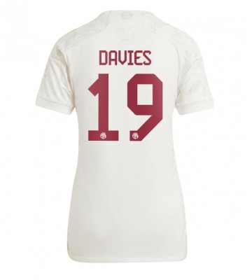 Bayern Munich Alphonso Davies #19 Replika Tredjetrøje Dame 2023-24 Kortærmet